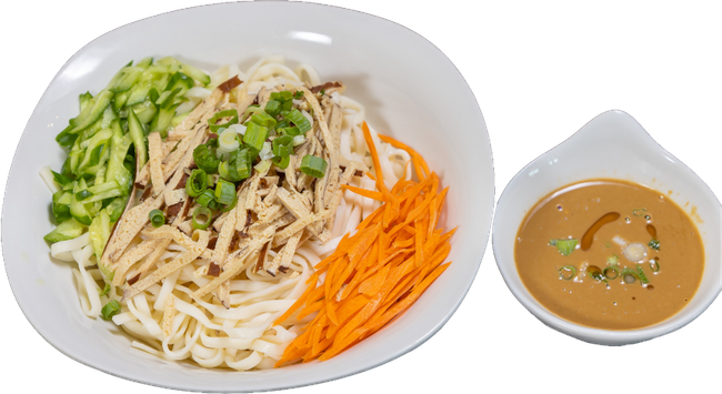 Sesame Paste w/Chicken Cold Noodle | 芝蔴雞絲涼麵