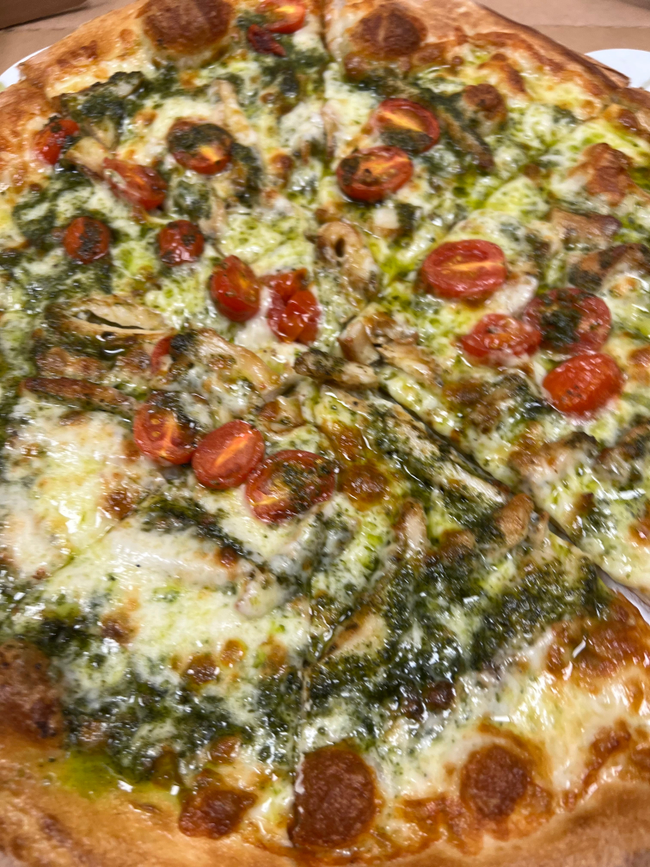 Chicken Pesto Pizza