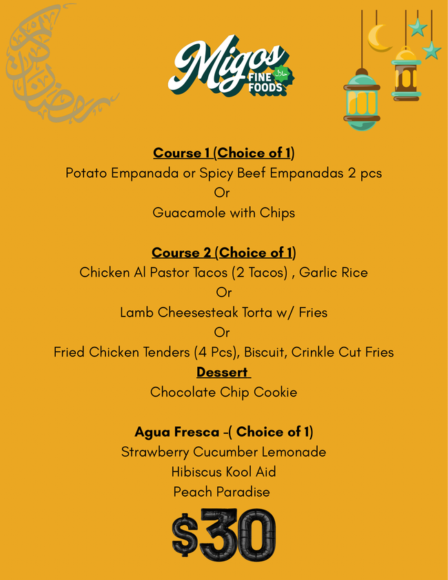 MIGOS $30 MEAL DEAL
