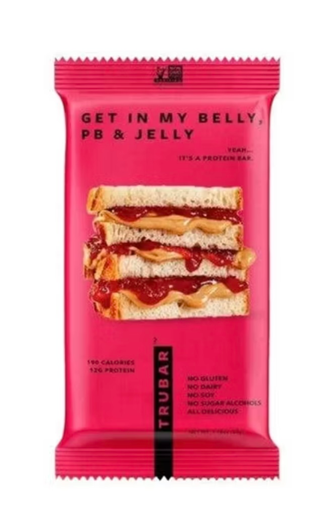TRUBAR, Get in My Belly PB & Jelly Protein Bar