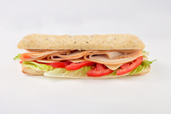 Multigrain Sandwich with Turkey & Pepper Jack cheese