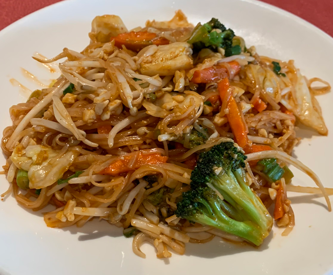 Pad Thai Vegetable Meal