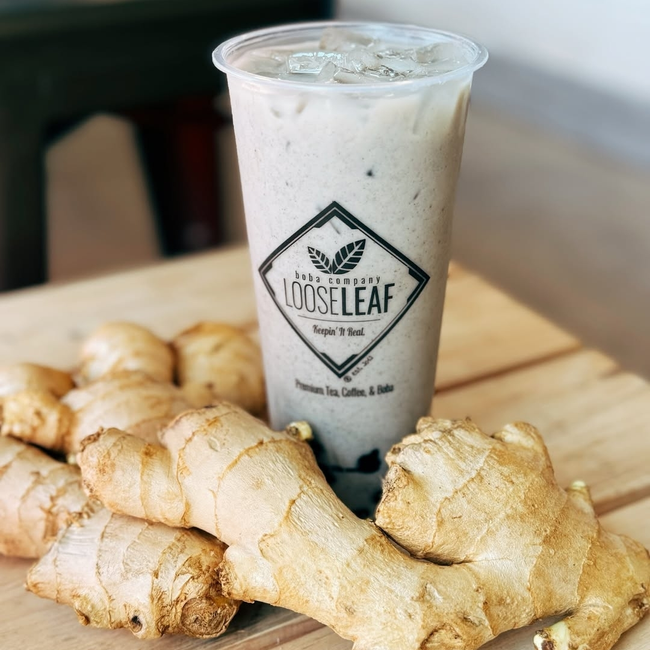 Black Sesame Ginger Latte