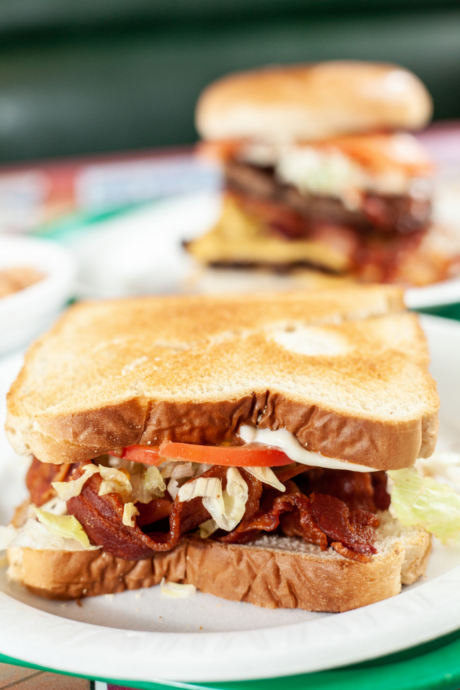 Bacon, Lettuce, and Tomato Sandwich