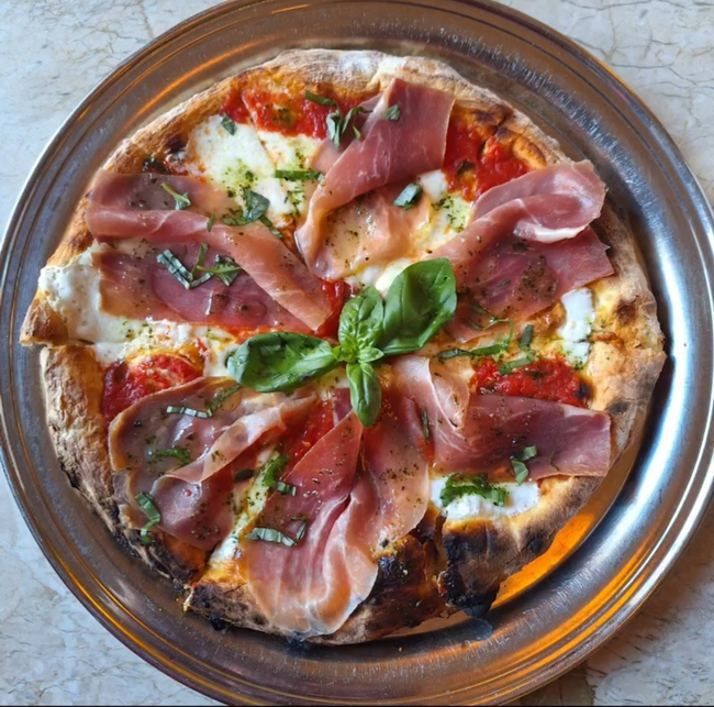 Prosciutto Stracciatella Pizza