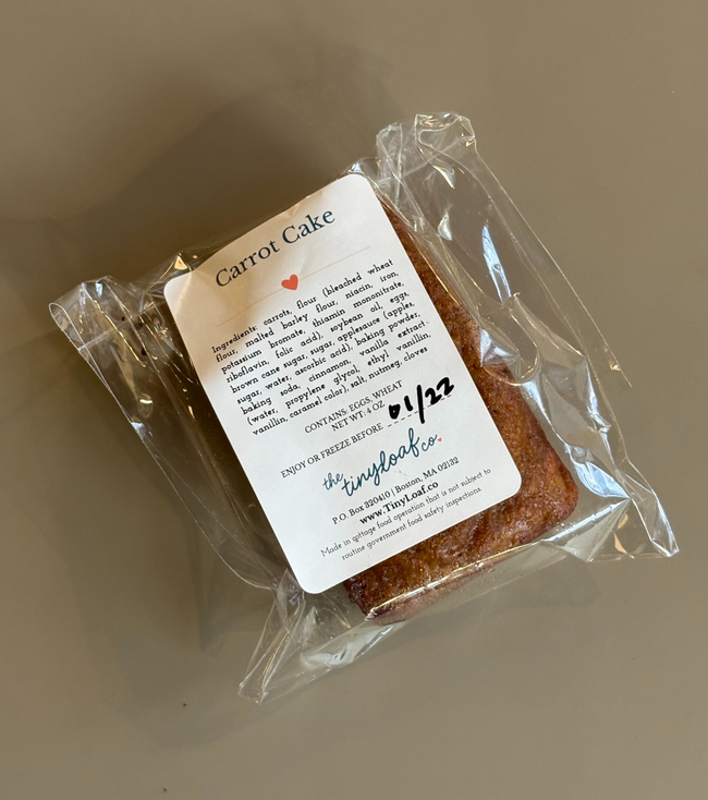 'Tiny Loaf' Fresh Cake