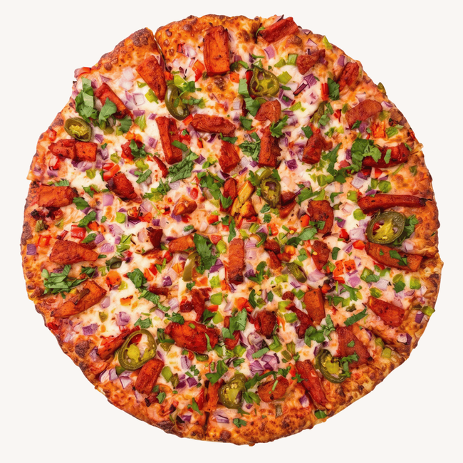 Tandoori Soya Chaap Pizza