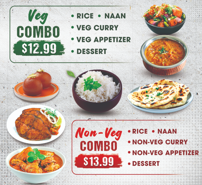 Veg Combo (Mon- Fri Lunch only)