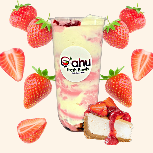 Strawberry Cheesecake Milk Tea