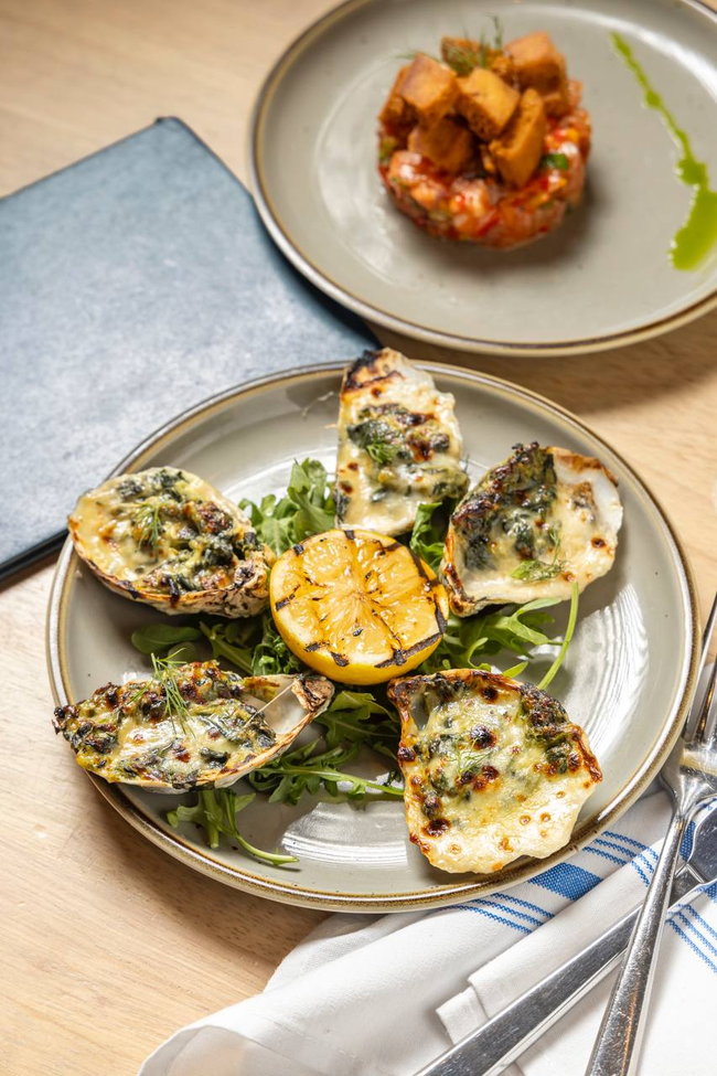 Greek Roasted Oysters