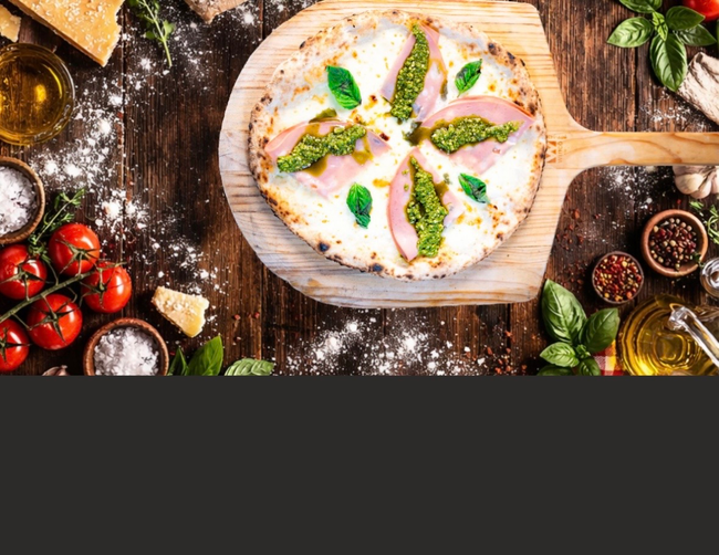 MORTADELLA & PESTO PIZZA