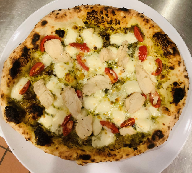 Chicken & Pesto Pizza