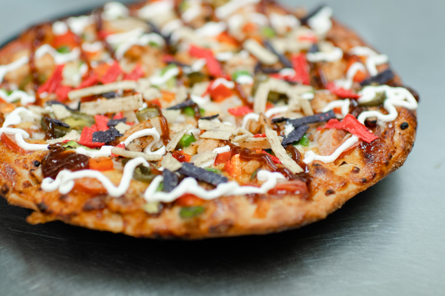 BBQ Chicken Nacho Pizza