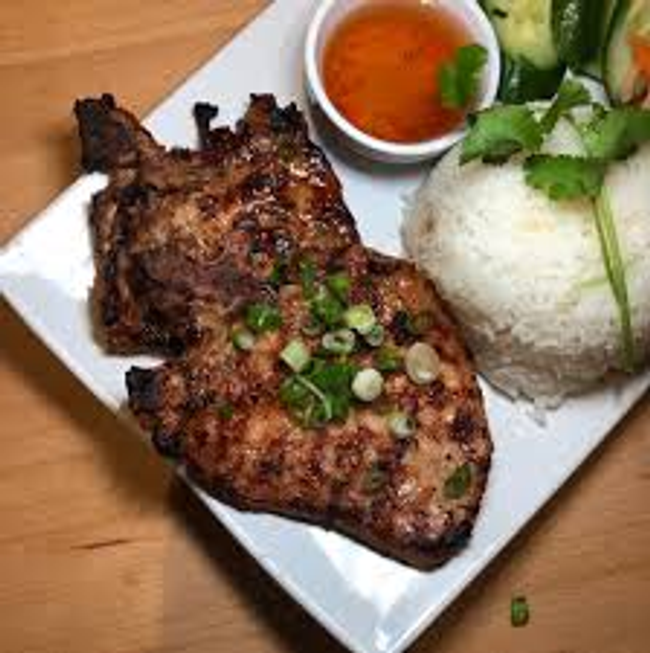33. Pork Chop Rice Dish -Cơm sườn