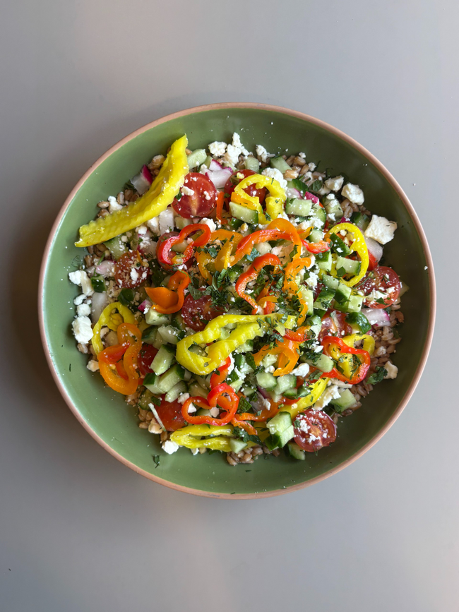 Cucumber-Tomato-Feta Salad