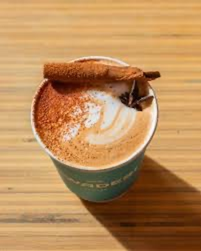 Cardamom Maple syrup Latte