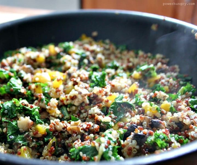 Vegan Mushroom Quinoa Bowl