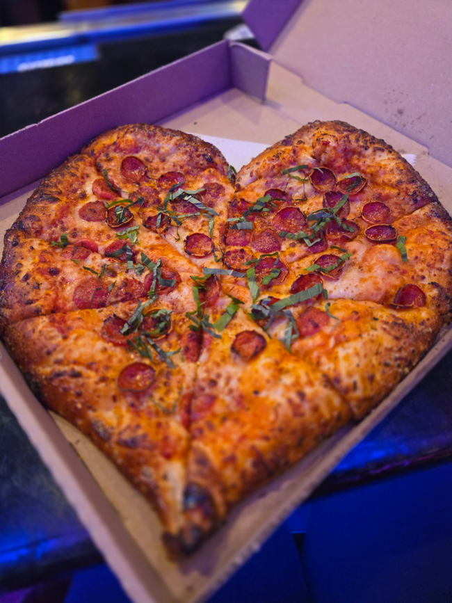 Heart Shaped Pizza