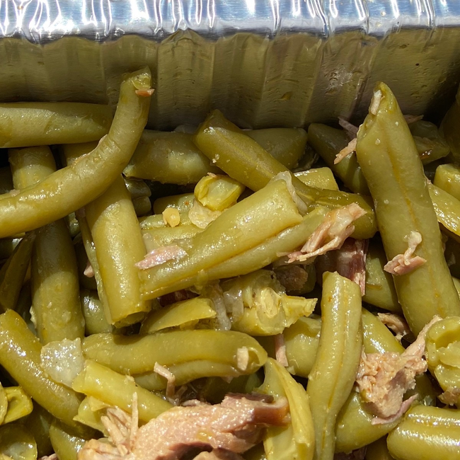 Green Beans w/Smoked Turkey