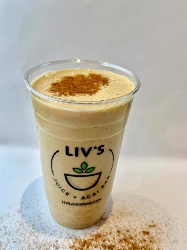 **Seasonal** Eggnog Protein Smoothie