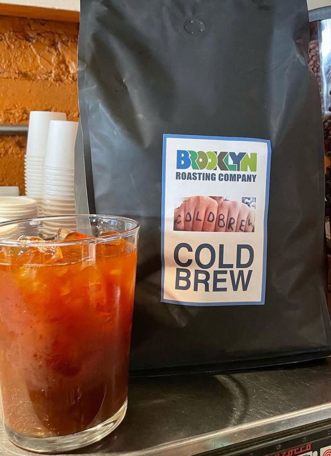 Cold Brew on tap ( Brooklyn Roaster)
