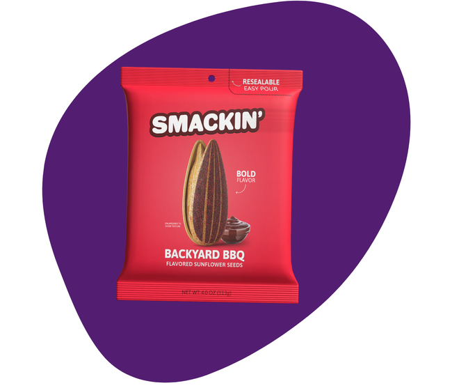 🆕 Smackin' Sunflower Seeds - Backyard BBQ (4oz)