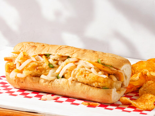 Panang Curry Tofu Banh Mi (VGN):