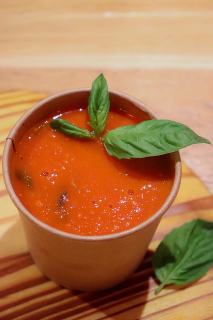 Roasted Tomato-Basil Soup (Vegan)