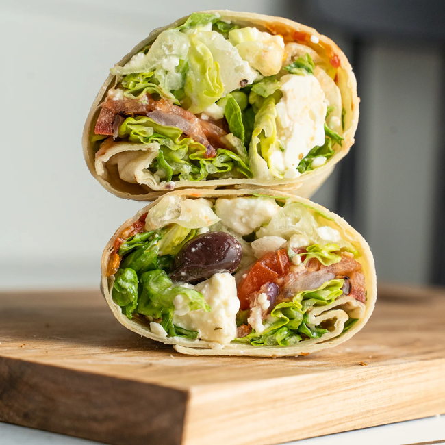 Feta Salad Wrap