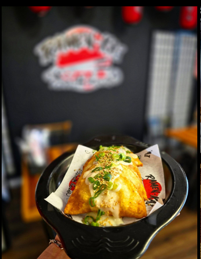 Creamy duck wontons (4)