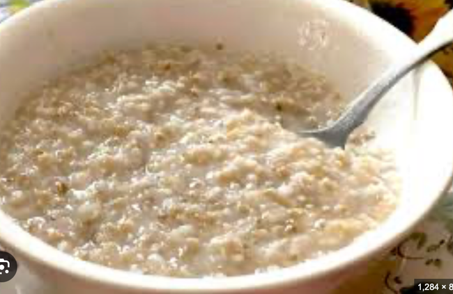 Plain Oatmeal, NO toppings