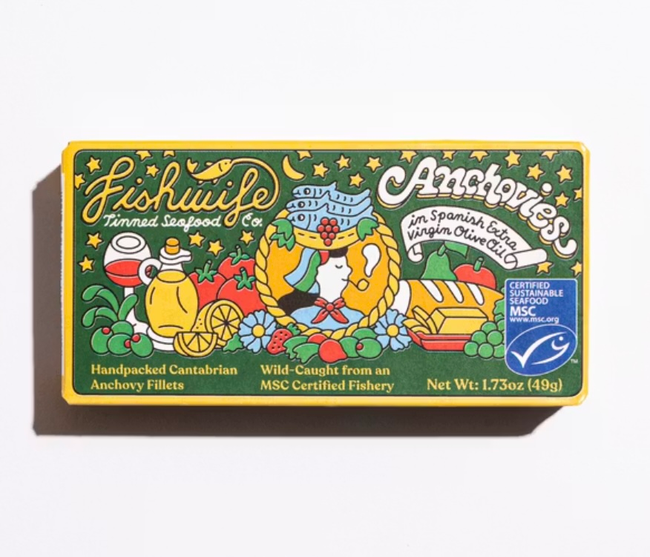 Fishwife, Cantabrian Anchovies in Extra Virgin Olive Oil