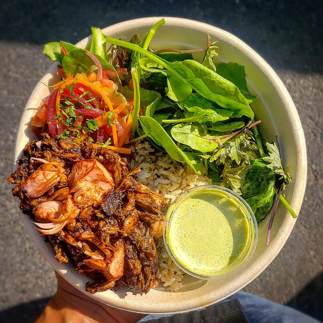 Jackfruit BBQ Vegan Bowl