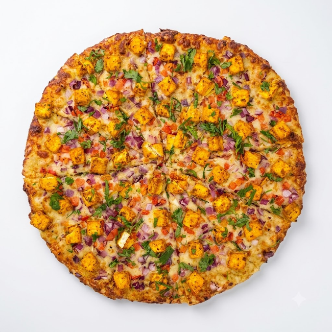 Achari Paneer Pizza