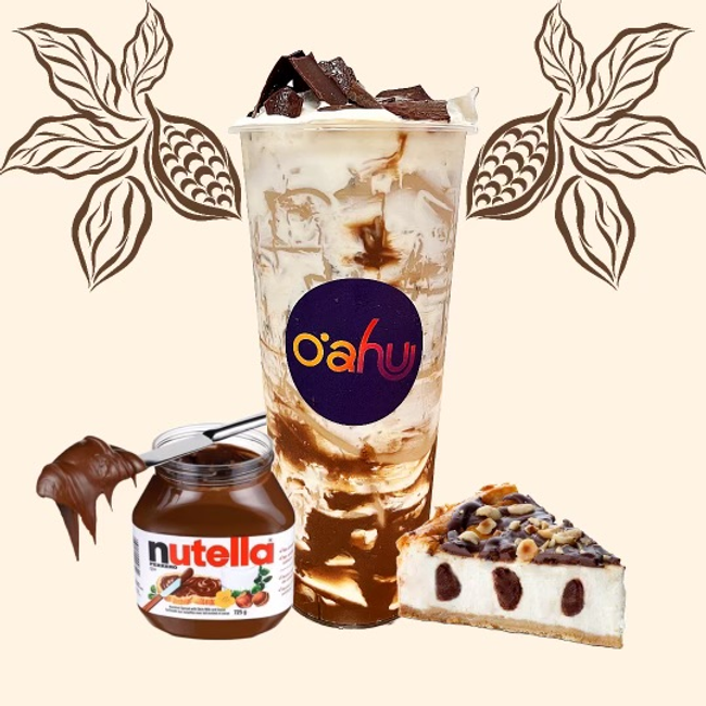Nutella Cheesecake Milk Tea