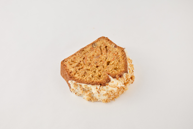 Glazed Carrot Cake with walnuts