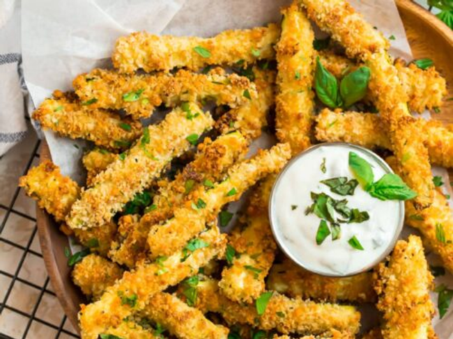 Basket of Fried Zucchini