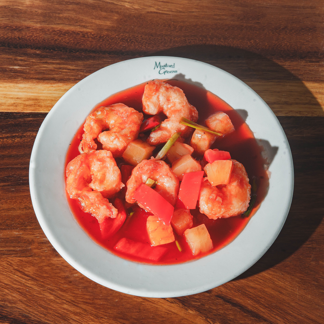Pineapple Shrimp / 甜酸虾