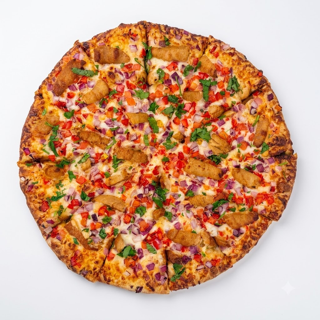 Malai Chaap Pizza