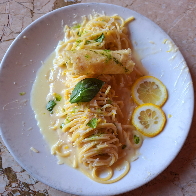 Pasta al Limone