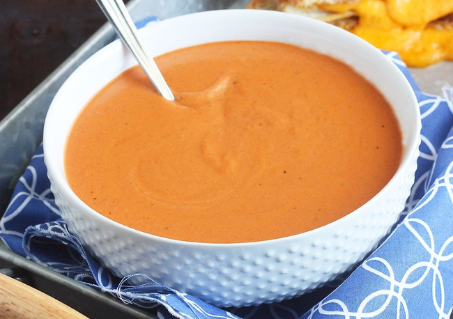 TOMATO BASIL BISQUE