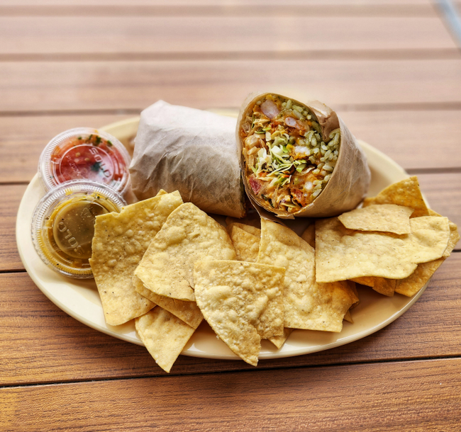 Fried Shrimp Burrito