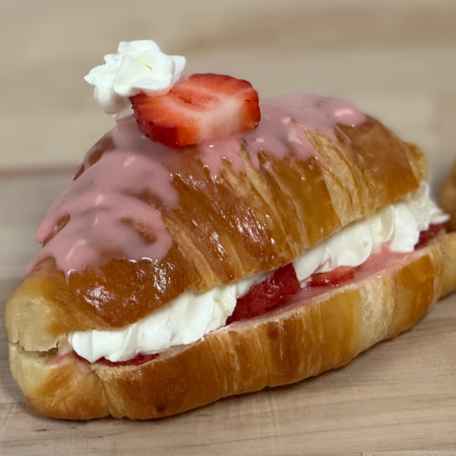 Strawberries & Cream Croissant