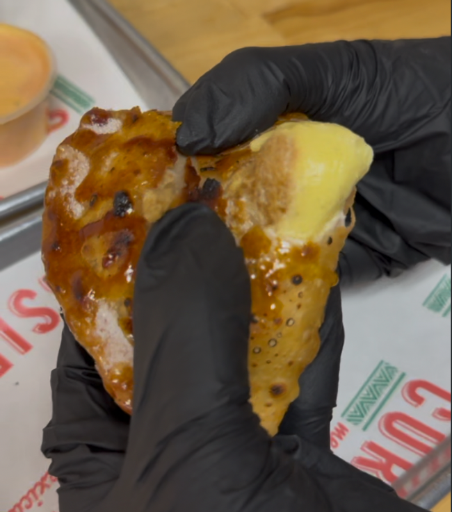 Crème Brûlée Cheesecake Empanada