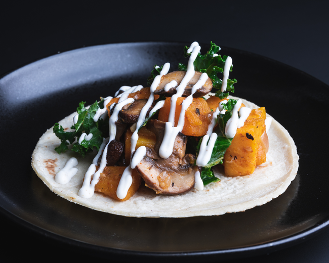 Squash + Kale Taco