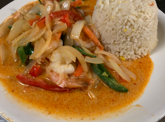 Panang Shrimp Meal