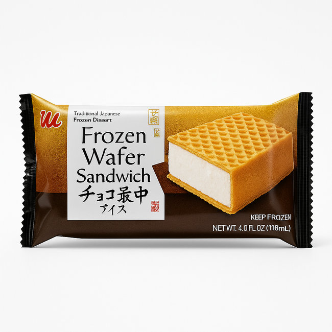 Vanilla Wafer Ice Cream Sandwich