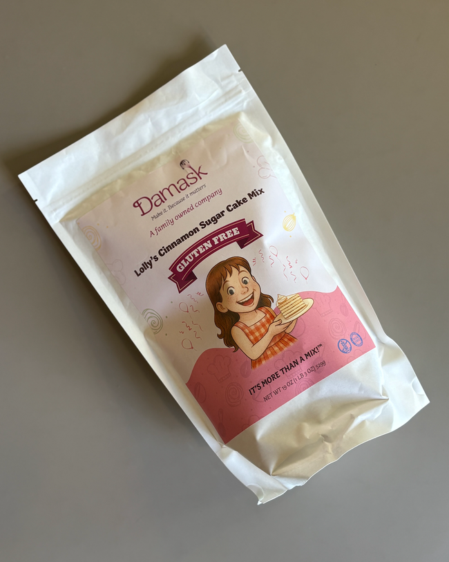 Damask Cakes' Lolly GF Cinnamon Sugar Cake Mix