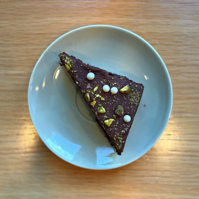 Pistachio + Tahini Cheesecake Blondie