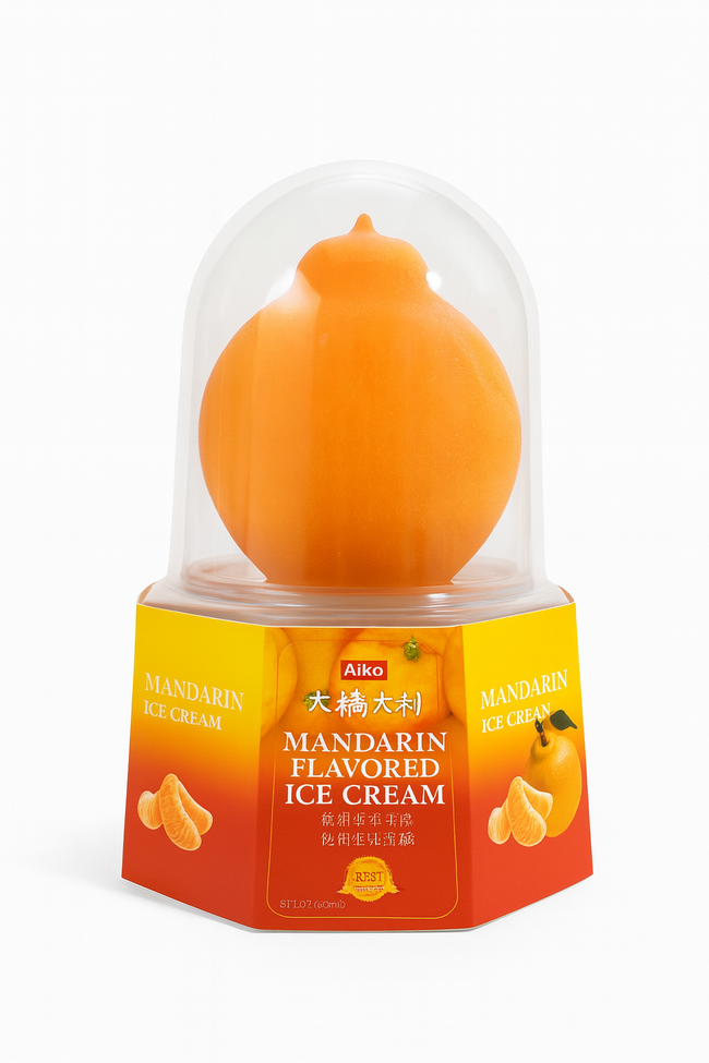 Mandarin Orange Tiktok Ice cream